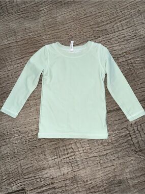 Baby Sprouts swim shirt rash guard size 6-12 months. Aqua gray